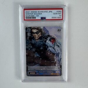 2021 Weiss Schwarz Marvel Japanese Winter Soldier PSA 10 GEM MT SR 089 Card
